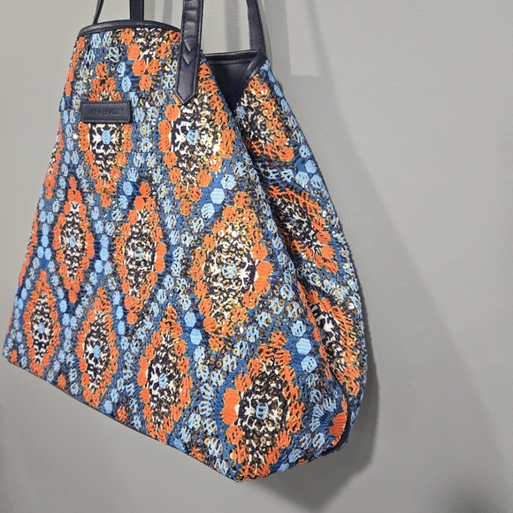 🐢 Vera Bradley Summer Sparkle Marrakesh Beads Tote Bag Convertable Tote - Picture 12 of 14